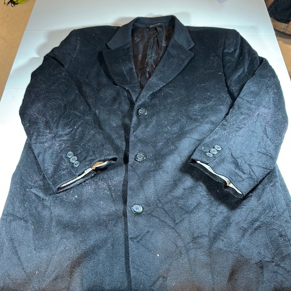 Men’s Pronto Moda Cashmere Overcoat sz 54 R